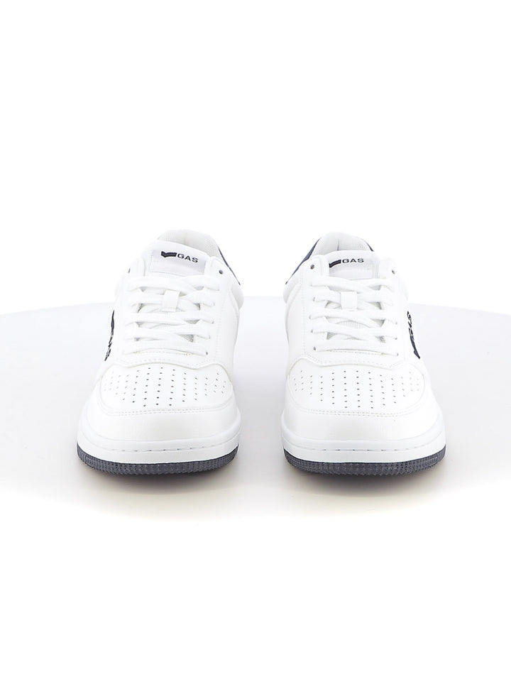 Sneakers stringate uomo GAS GAM514600 bianco blu | Costa Superstore