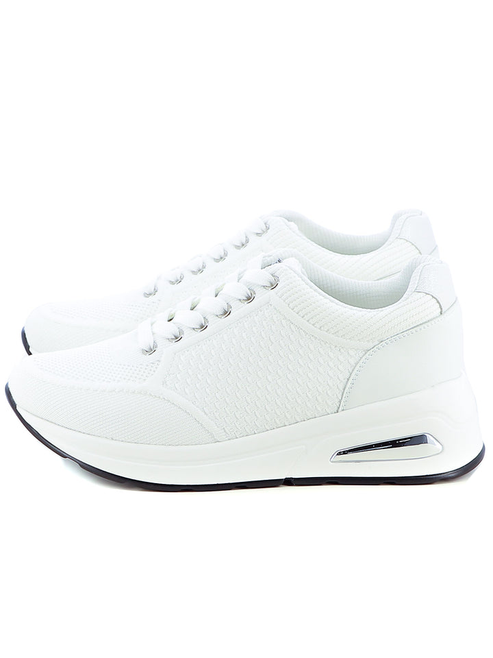 Sneakers stringate donna INBLU IN419 bianco | Costa Superstore