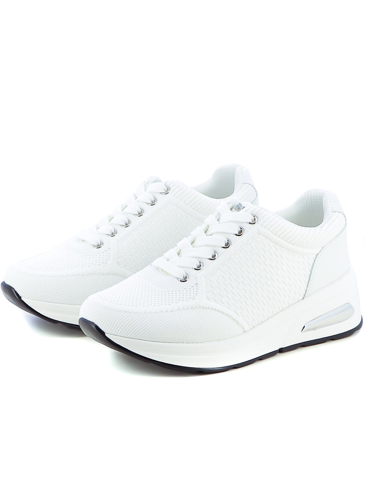 Sneakers stringate donna INBLU IN419 bianco | Costa Superstore