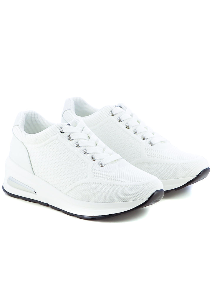 Sneakers stringate donna INBLU IN419 bianco | Costa Superstore