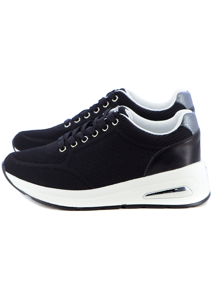 Sneakers stringate donna INBLU IN419 nero | Costa Superstore