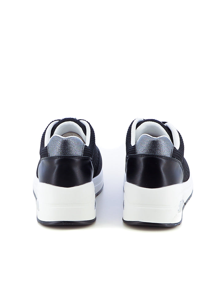 Sneakers stringate donna INBLU IN419 nero | Costa Superstore