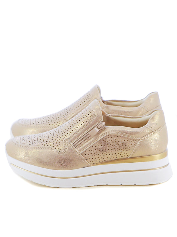 Sneakers senza lacci donna MINU H2076-3 oro | Costa Superstore