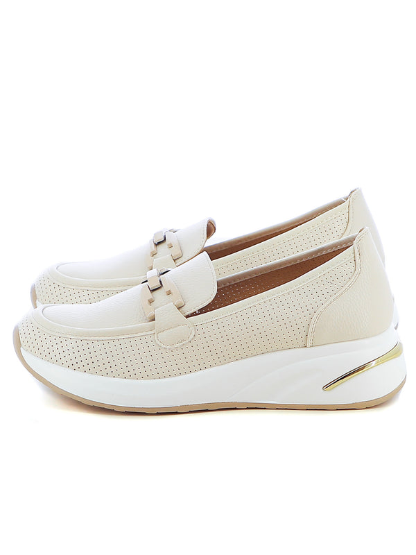 Mocassini donna MINU H82232-9 beige chiaro | Costa Superstore