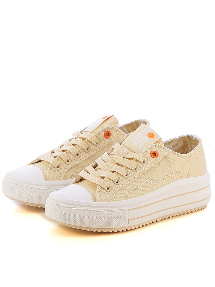 Sneakers in tela donna REFRESH 172719 beige chiaro | Costa Superstore