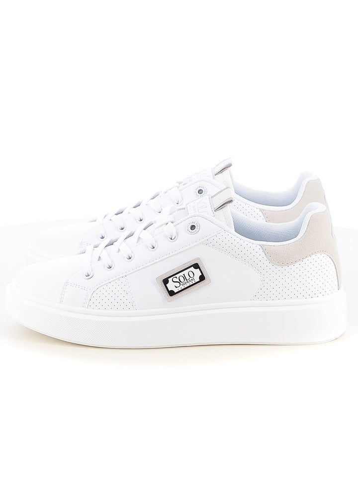 Sneakers stringate uomo SOPRANI COUTURE SCM514P75 bianco | Costa Superstore