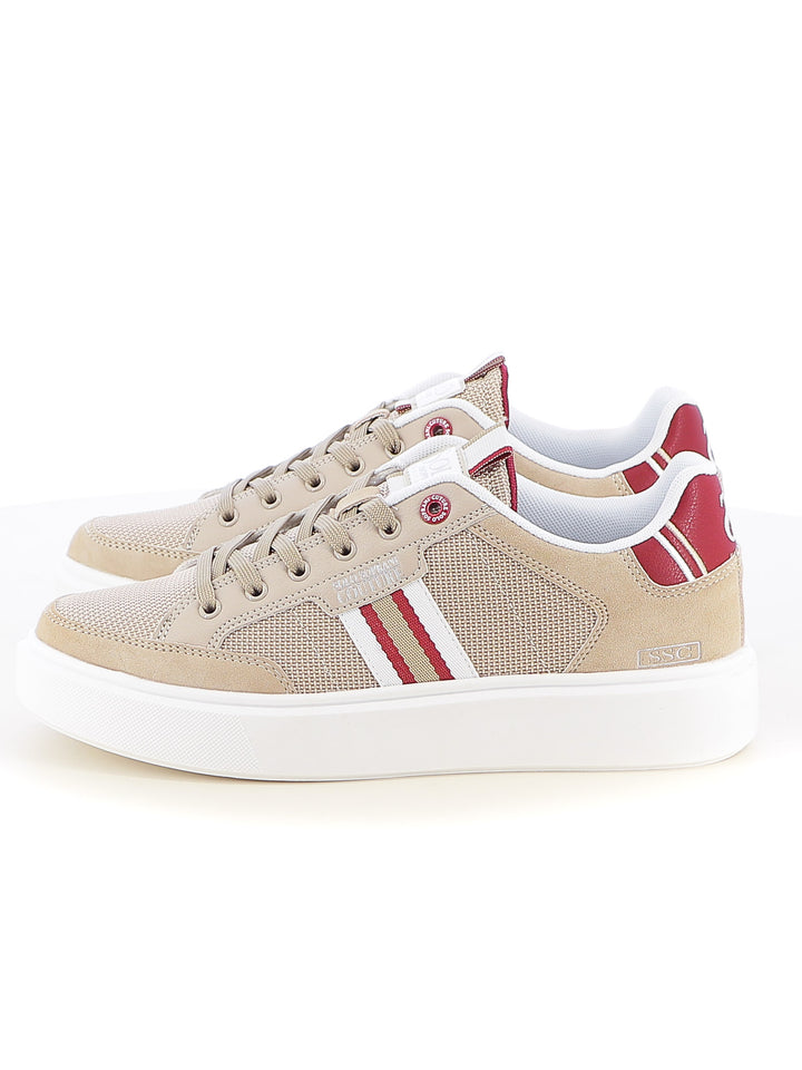 Sneakers stringate uomo SOPRANI COUTURE SCM514P77 beige chiaro | Costa Superstore