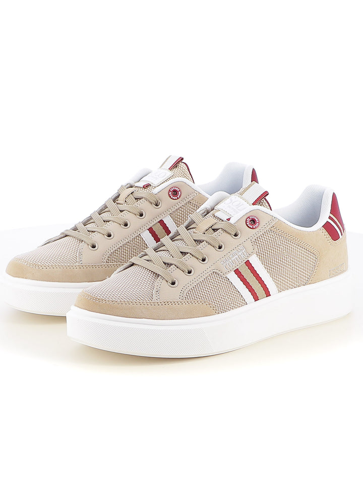 Sneakers stringate uomo SOPRANI COUTURE SCM514P77 beige chiaro | Costa Superstore