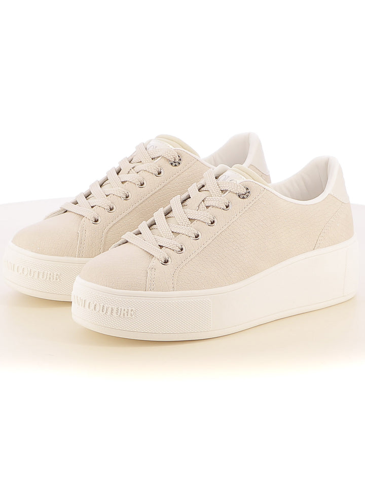 Sneakers stringate donna SOPRANI COUTURE SCW514P12 beige chiaro | Costa Superstore