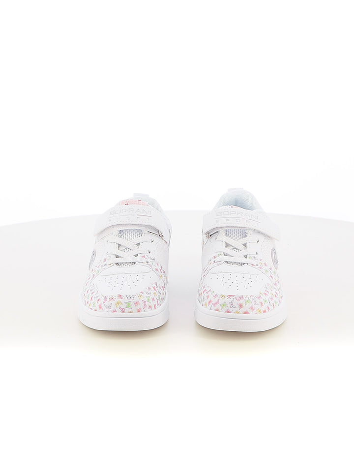 Sneakers stringate bambina SOPRANI SPORT SPG514C14B bianco | Costa Superstore