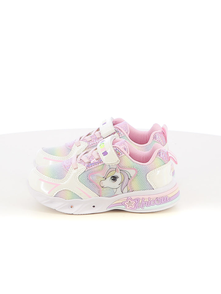 Sneakers con strappi bambina UNICORNO S8010126T bianco | Costa Superstore